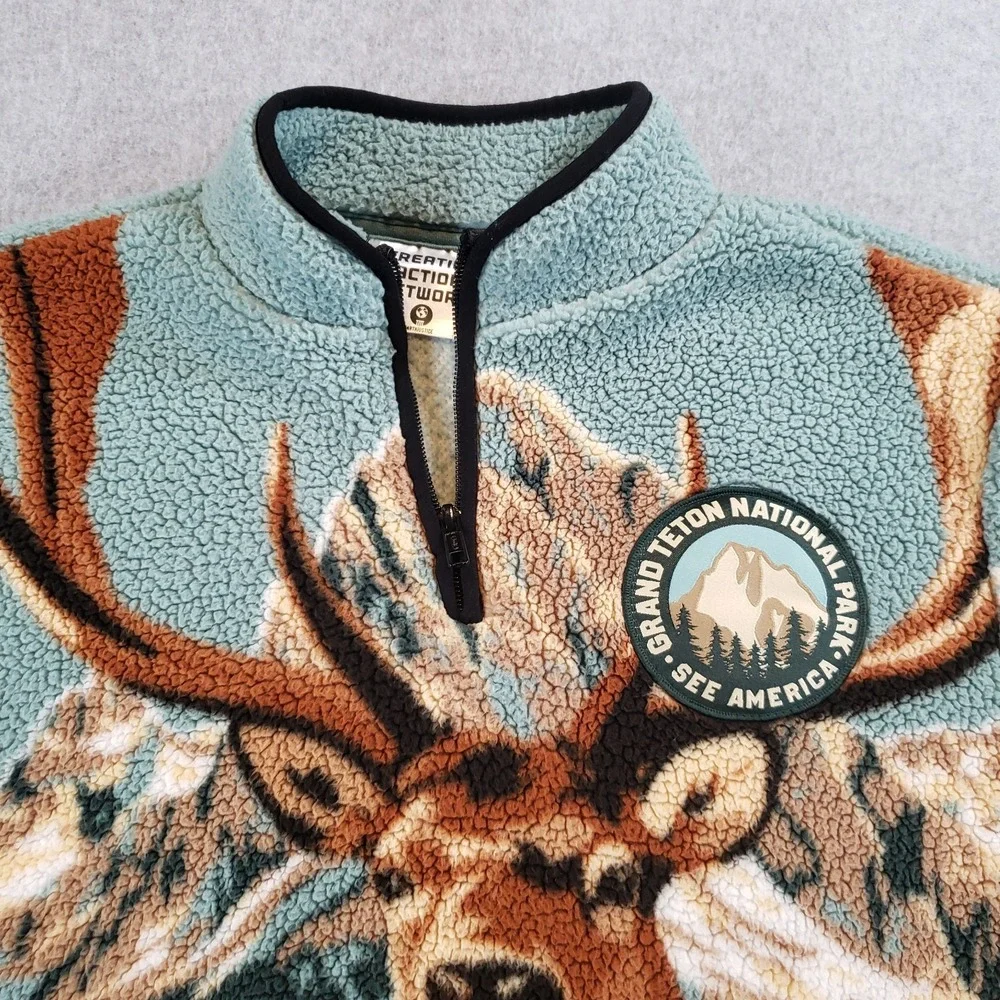 Creative Action Network Grand Teton Nat Park Graphic Sweatshirt Youth Sz 10/12